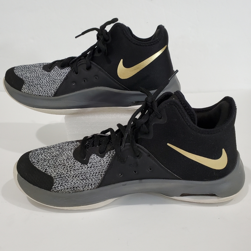Nike Air Versitile III Black Mesh Mid Top Basketball Athletic Sneaker Size 8 - Picture 7 of 16